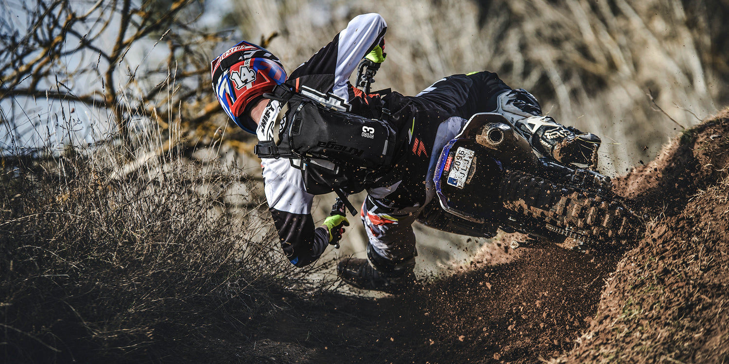 KRIEGA HYDRO3 motorbike rider