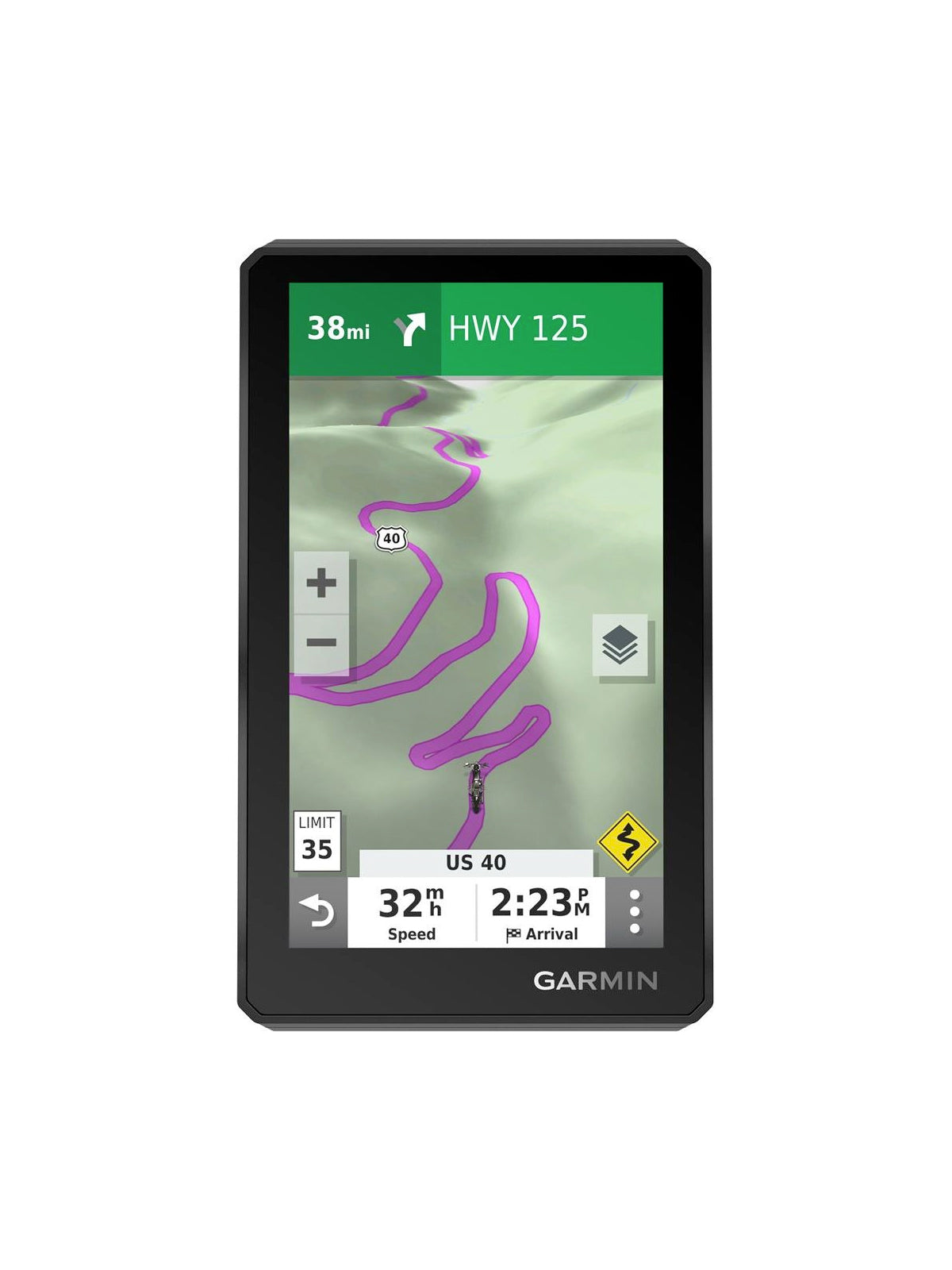Garmin Zūmo® XT Sat Nav portrait mode