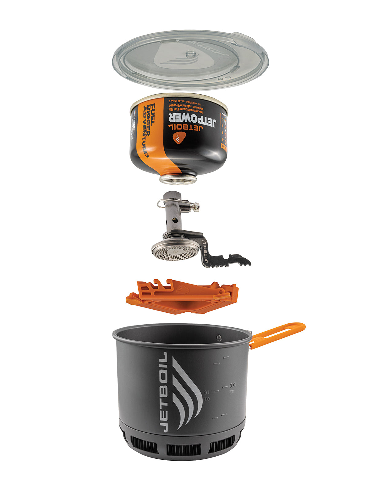 Jetboil STASH Cooking System exploded diagram