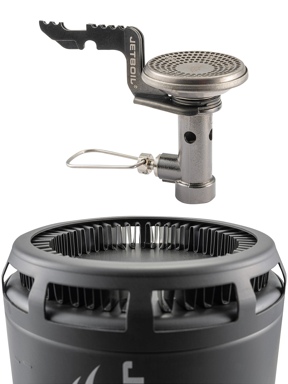 Jetboil STASH Cooking System fins and burner