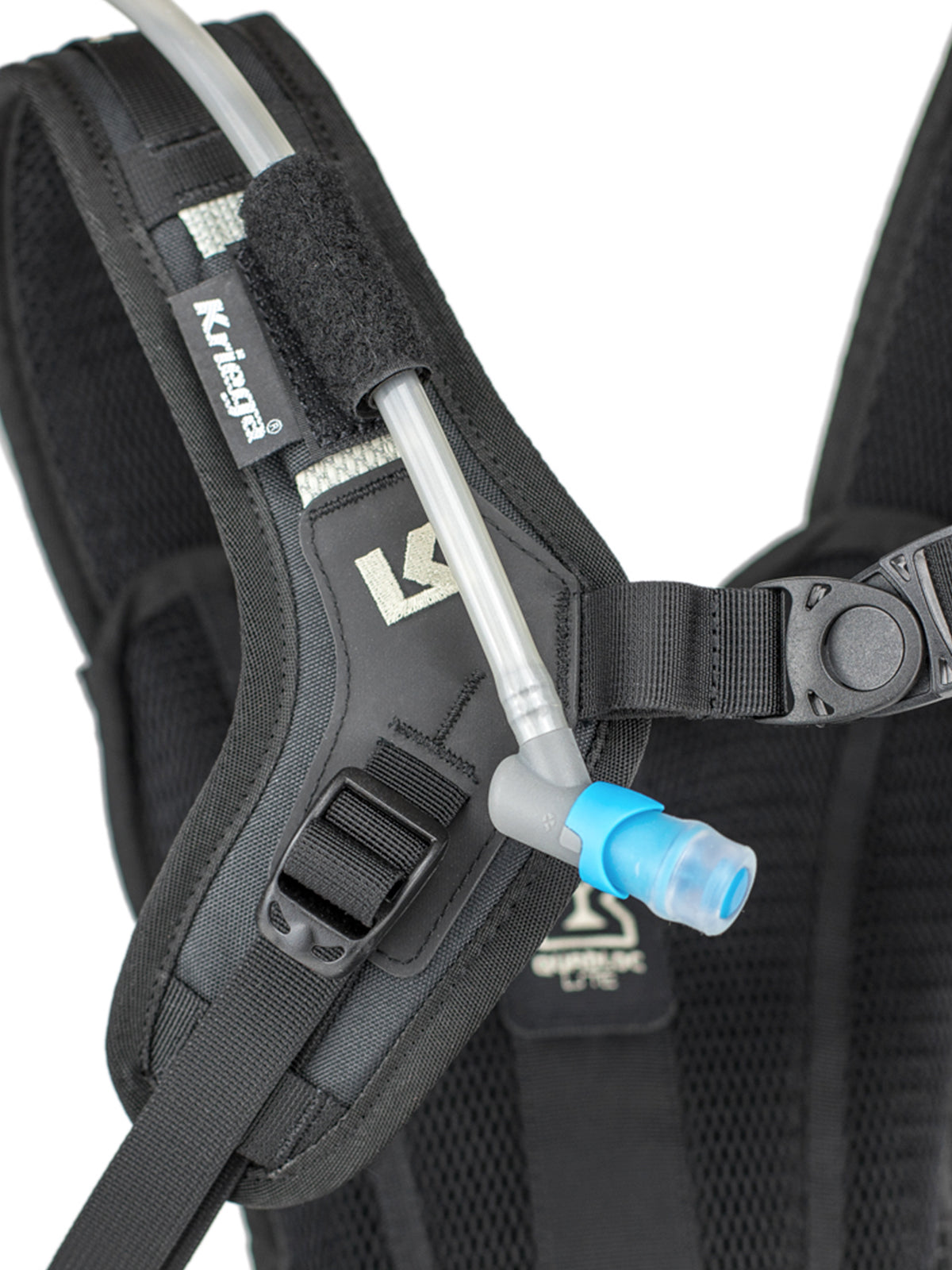 Kriega Hydrapak Shape-Shift™ Reservoir 2-Litre attached to strap
