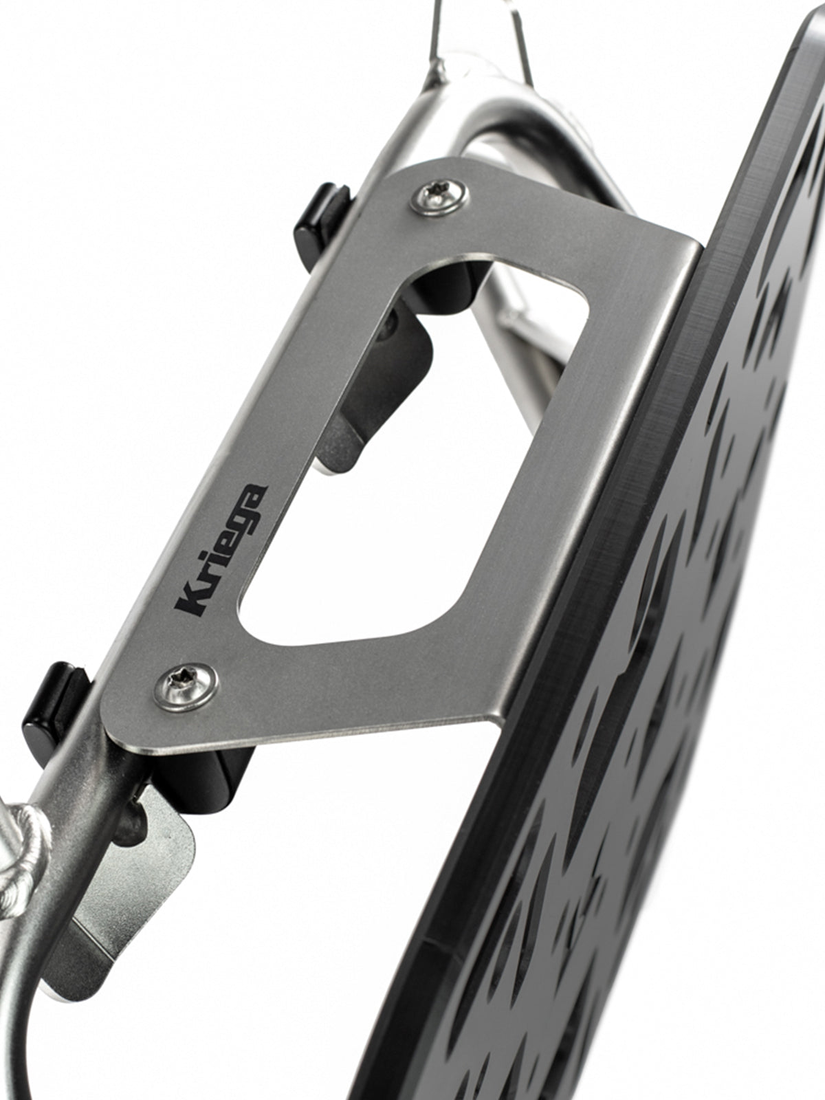 Kriega OS PLATFORM BMW GS Adv Fit screwed to top bracket
