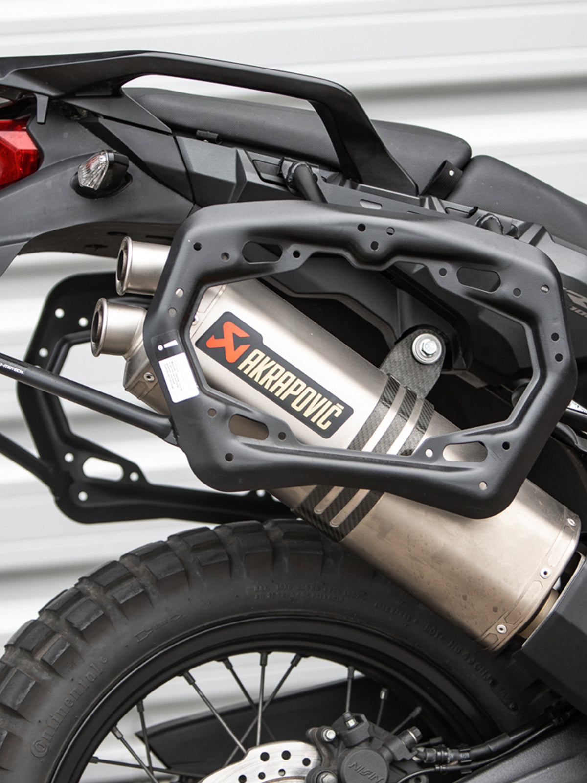 Kriega OS PLATFORM SW-Motech EVO / PRO Fit rack on bike