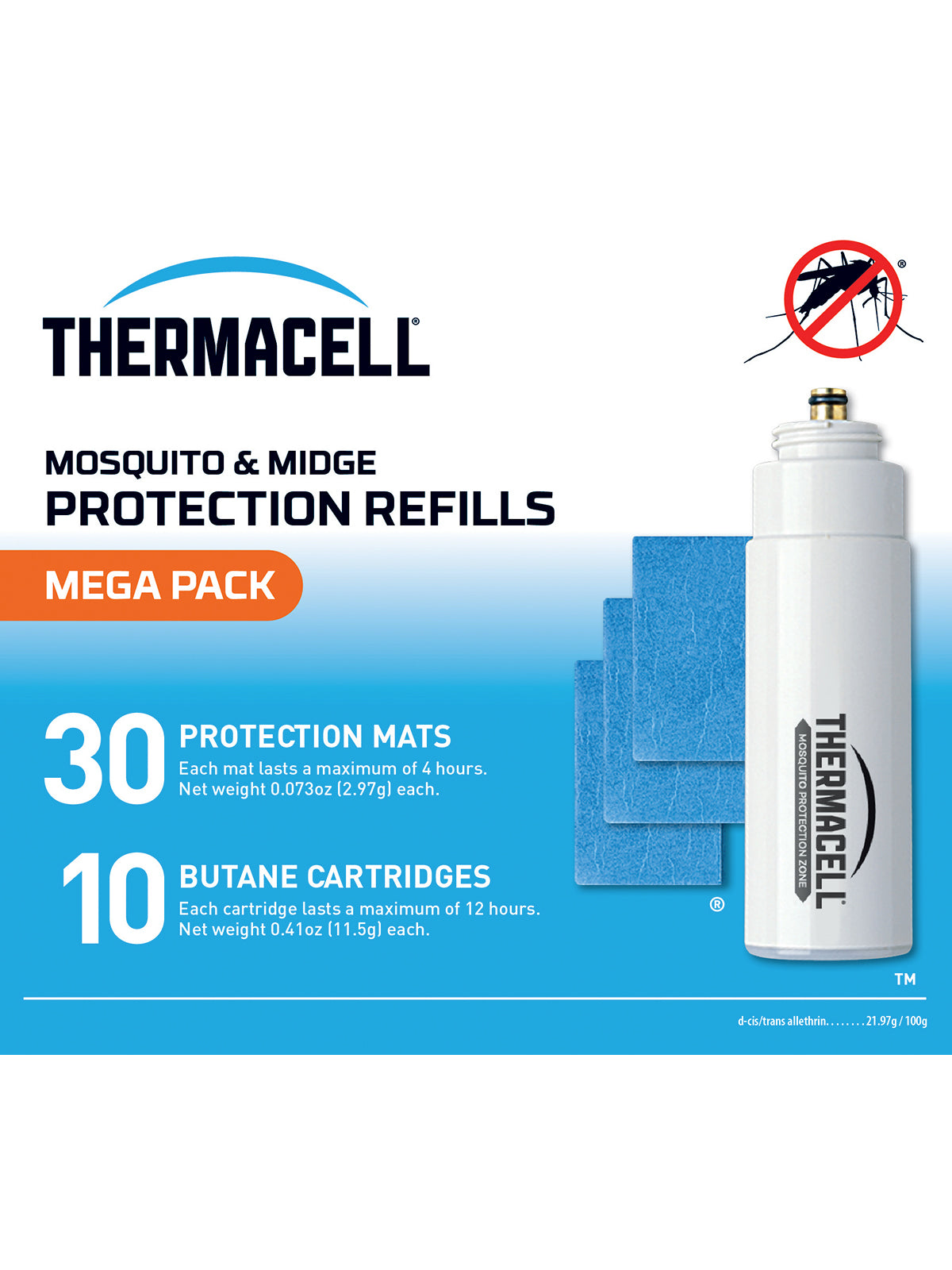 Thermacell Refill Pack (Mats & Gas)