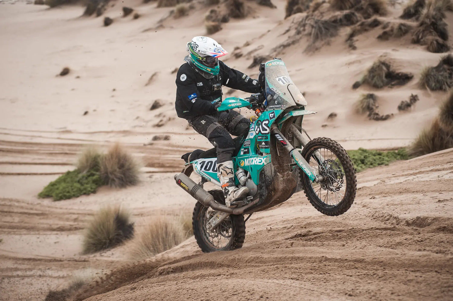 motorcycle rider lyndon poskitt dakar 2017