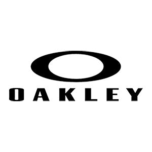 oakley black and white logo