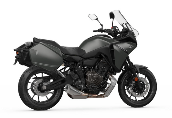 black motorcycle