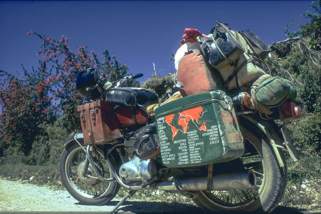 Ted simon adventure motorcycle