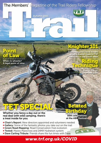 trail magazine front cover autumn 2021