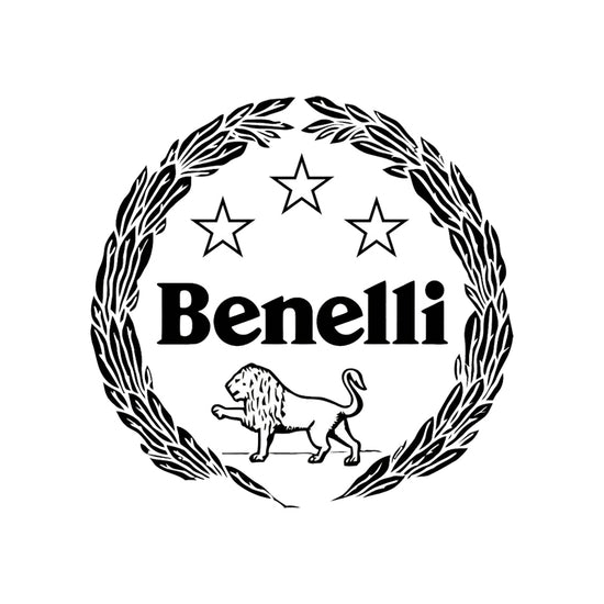 benelli black and white logo