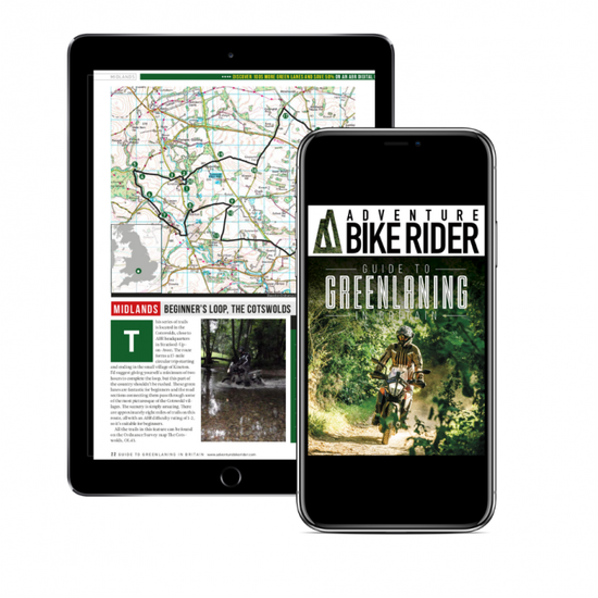 GREEN LANE GUIDE adventure bike rider magazine