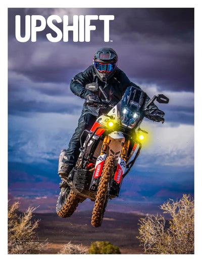 upshift magazine front cover issue 76 December 2022