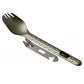 isometric view of Gerber Devour Cook Eat Clean Spork with tool