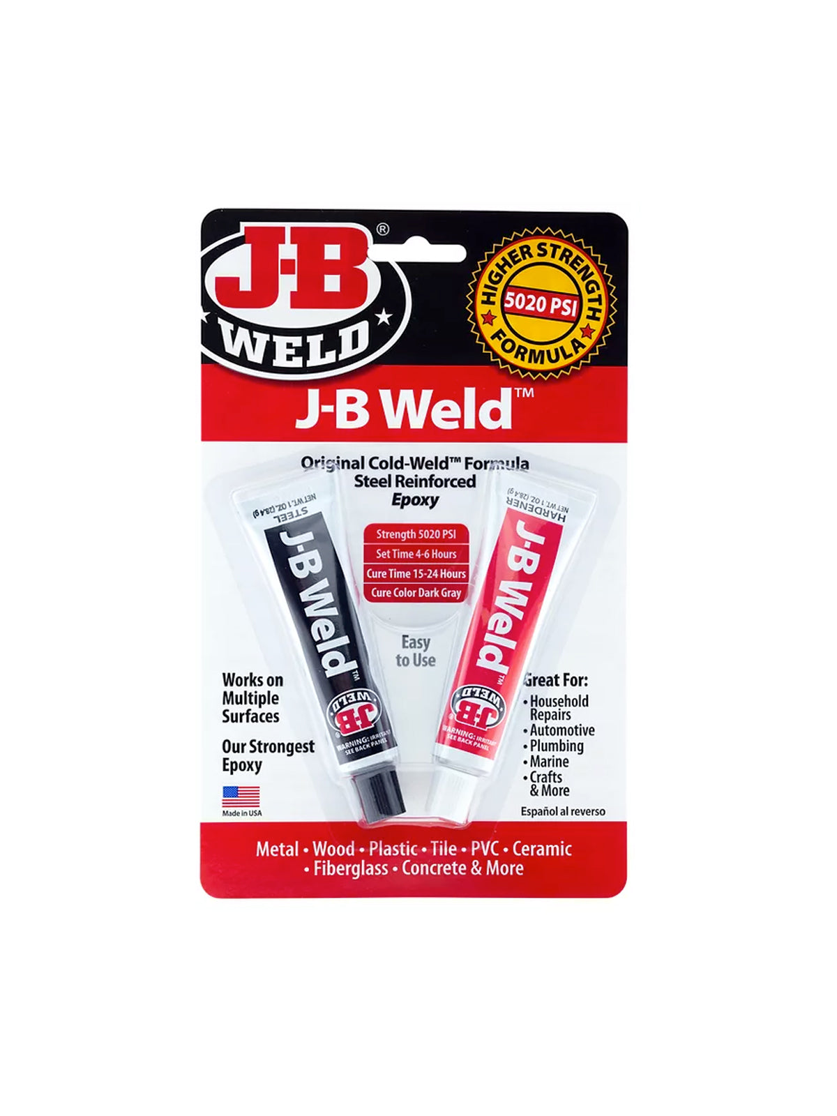 JB Weld Original Cold-Weld™ Epoxy in packaging