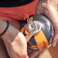 Jetboil CrunchIt Fuel Can Recycling Tool being used