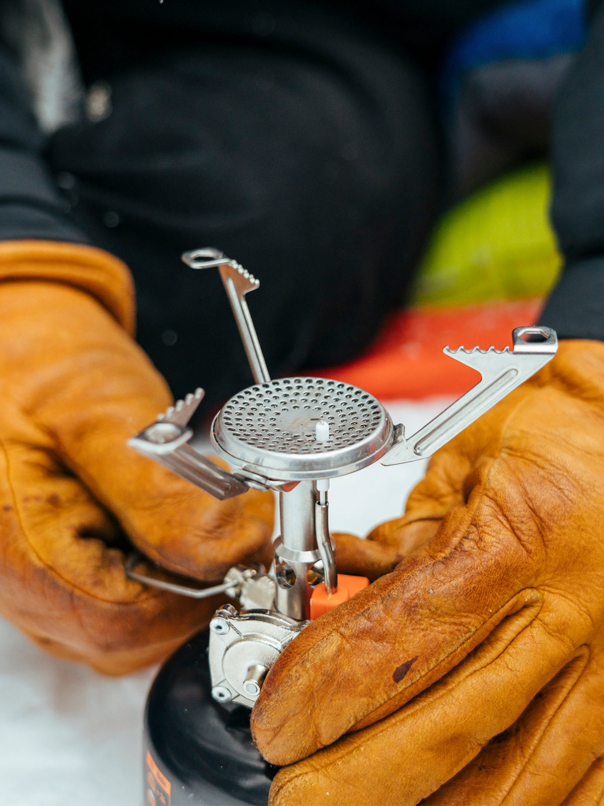 Jetboil MIGHTYMO Stove used in cold temperatures