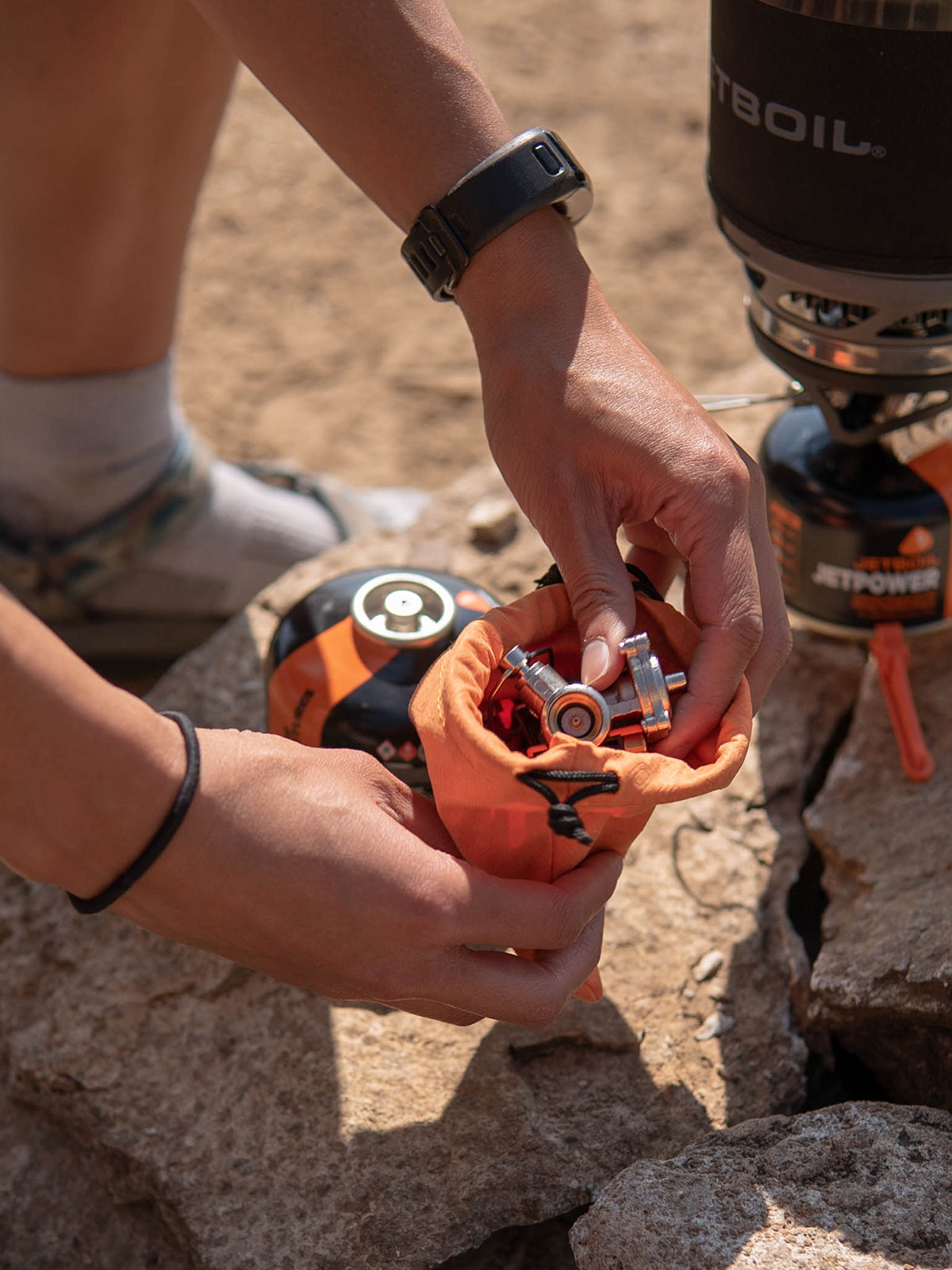 Jetboil MIGHTYMO Stove packed in bag