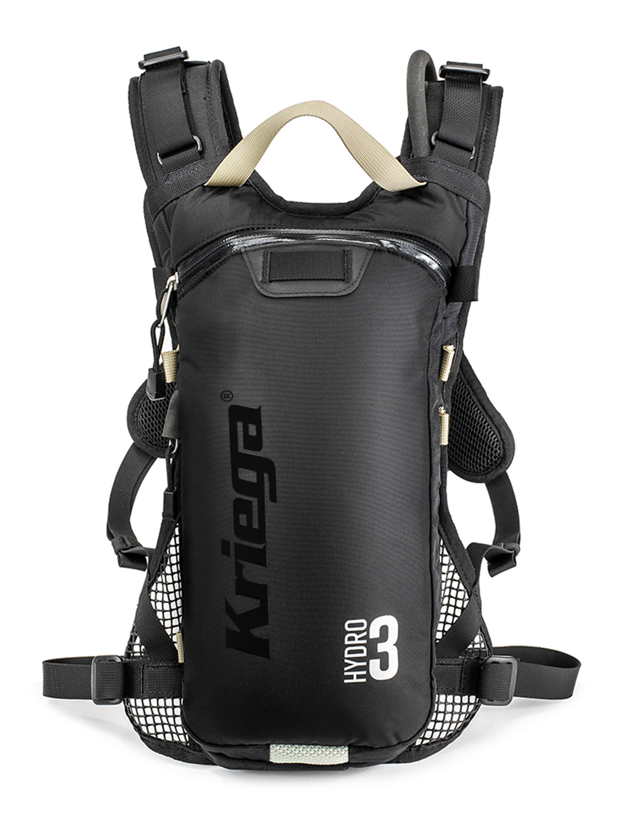 front view of Kriega Hydro-3 Hydration Pack
