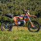 Kriega OS BASE Dirtbike mounted on KTM motorcycle
