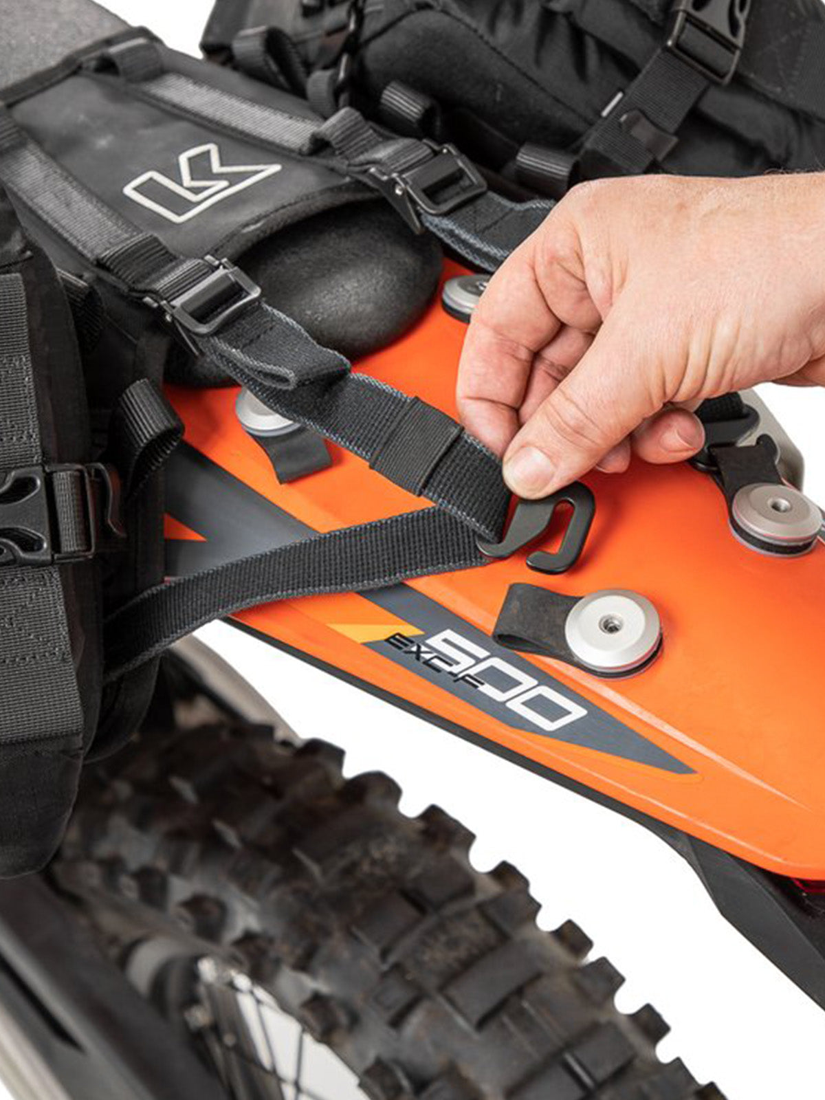 Kriega OS BASE Dirtbike rear fender hooks