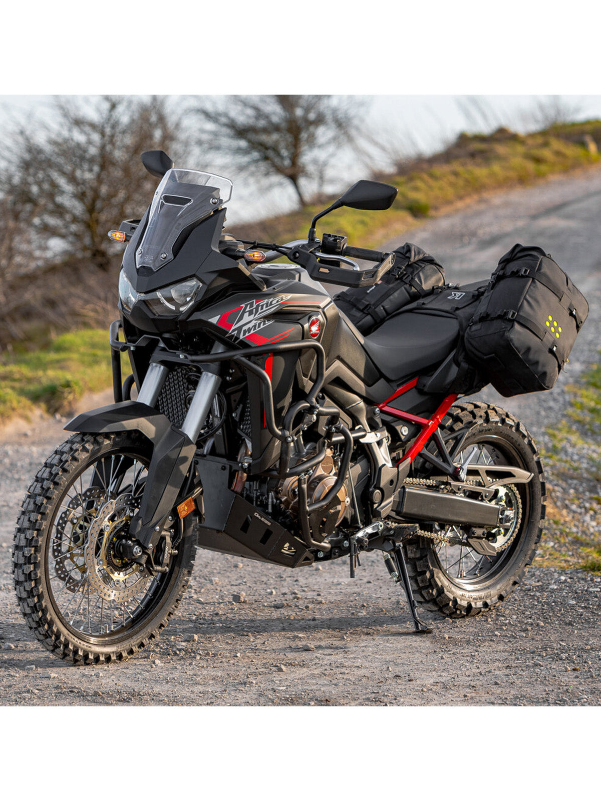 Kriega OS BASE Honda CRF 1100L Africa Twin motorcycle