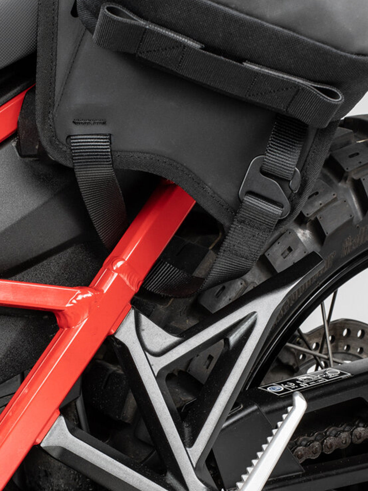 Kriega OS BASE Honda CRF 1100L Africa Twin looped around frame
