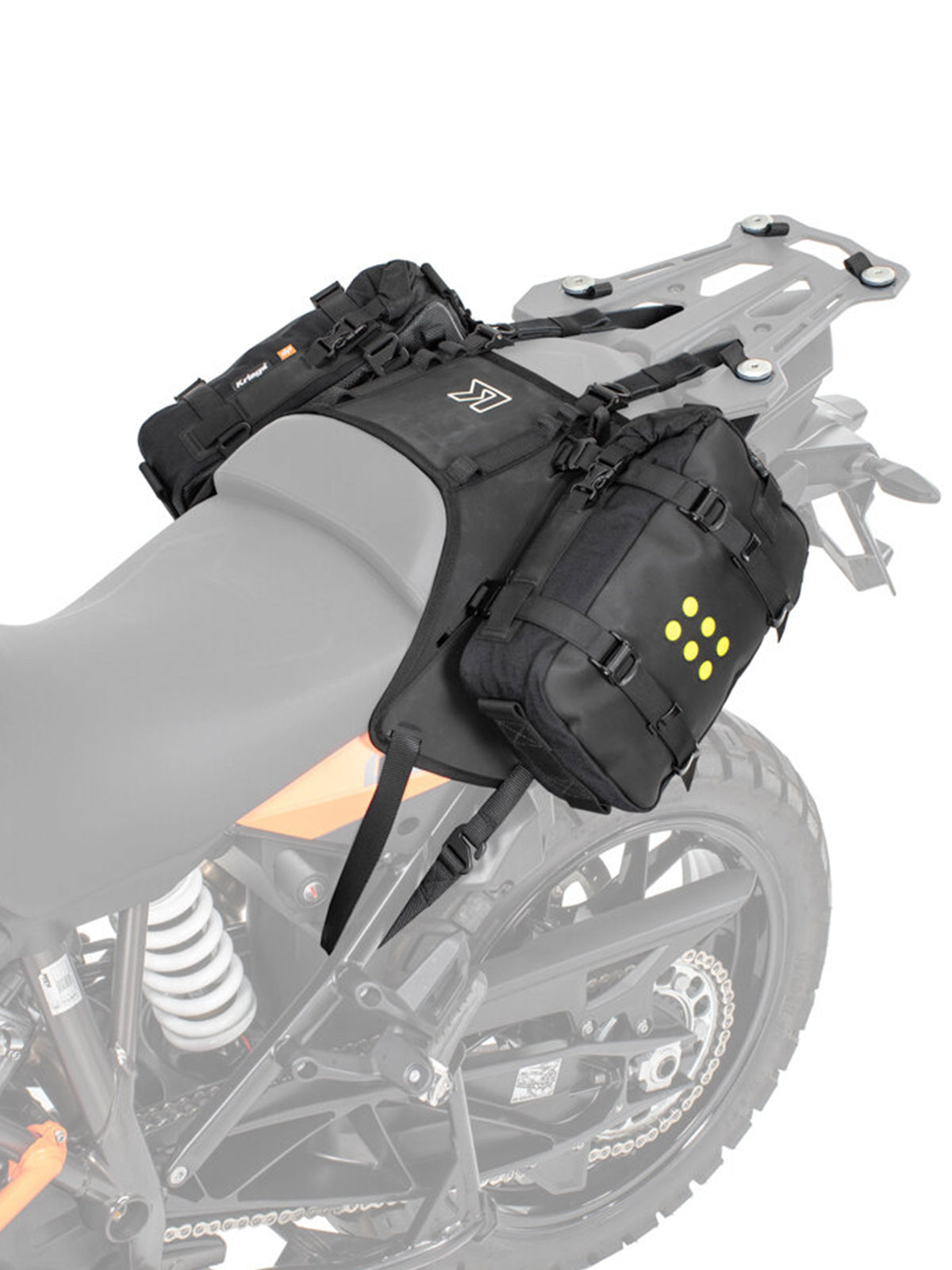 Kriega OS BASE KTM 1050-1290 Adventure with two os6 adventure packs