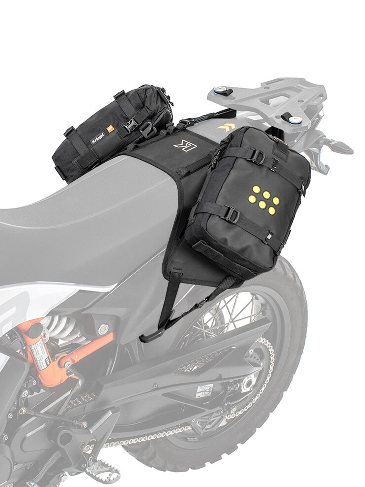 Kriega OS BASE KTM 790/890 with two os6 adventure packs