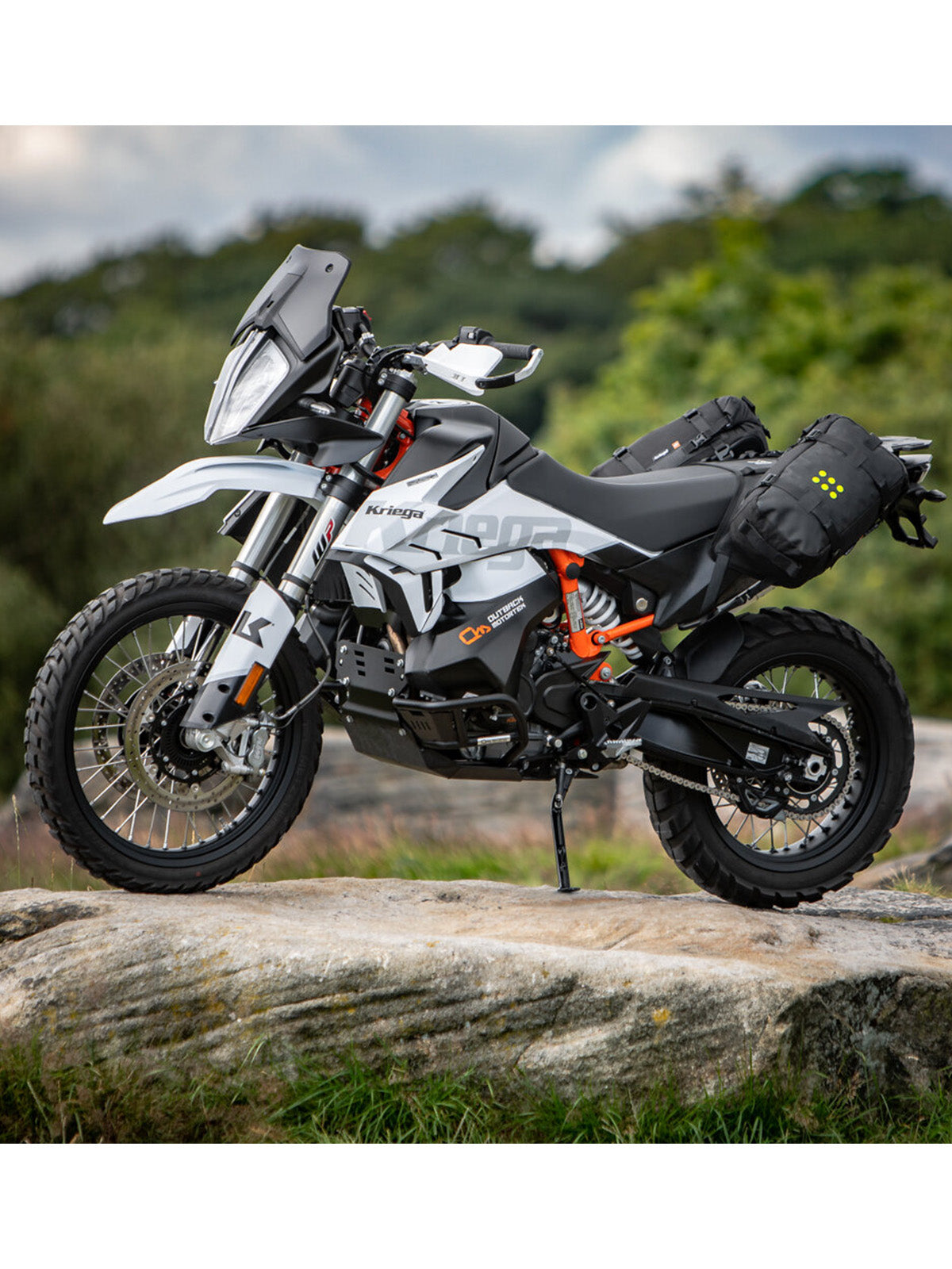 Kriega OS BASE KTM 790/890 fitted to KTM motorcycle
