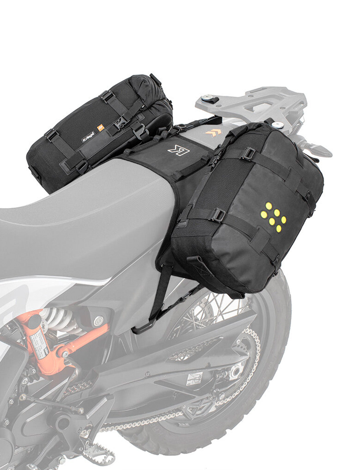 Kriega OS BASE KTM 790/890 with two os12 adventure packs
