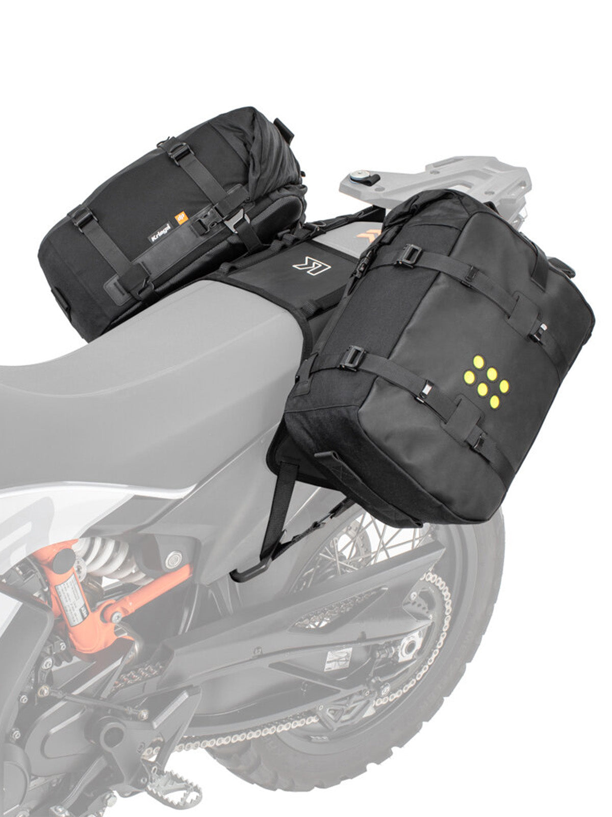 Kriega OS BASE KTM 790/890 with two os18 adventure packs