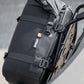 Kriega OS-18 Adventure Pack strapped to pannier rack