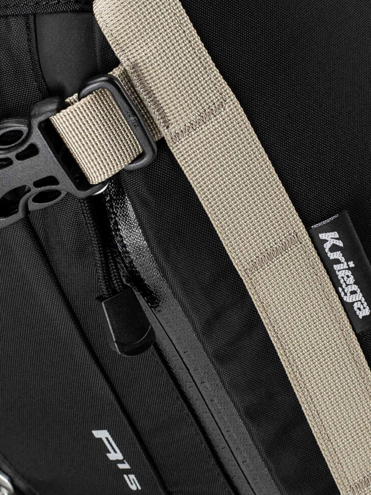 Kriega R15 Backpack detail of straps