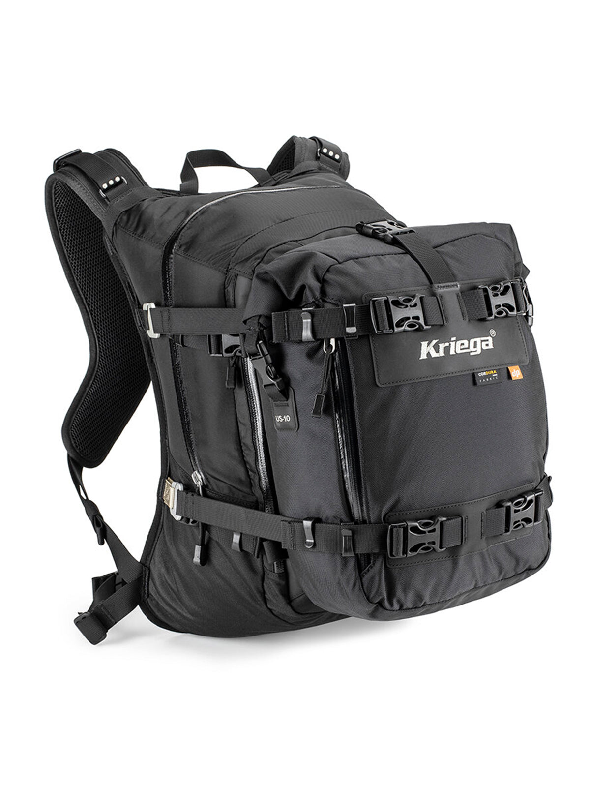 Kriega R20 Backpack with US10 attached