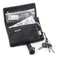 Kriega Stash Wallet open with contents