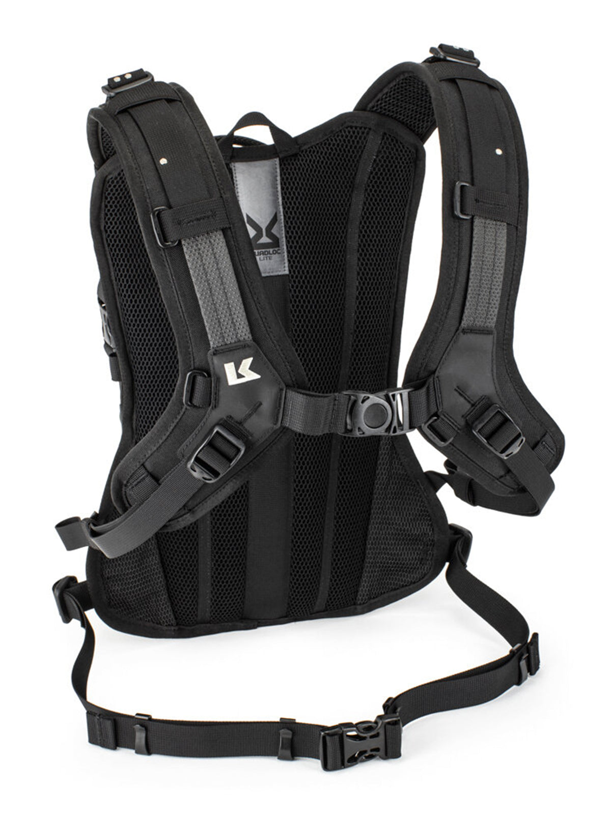 Kriega Trail9 Adventure Backpack harness and buckle system