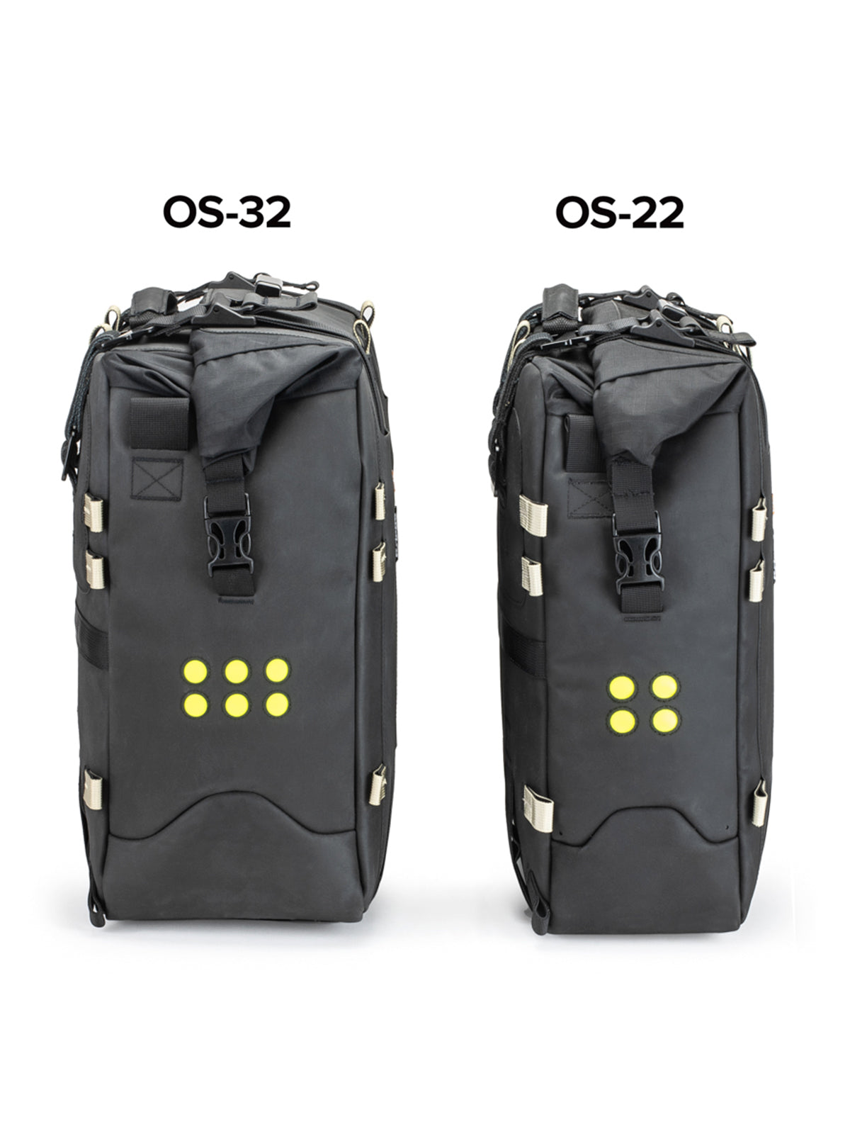 Kriega OS-22 OS-342 Soft Pannier side by side