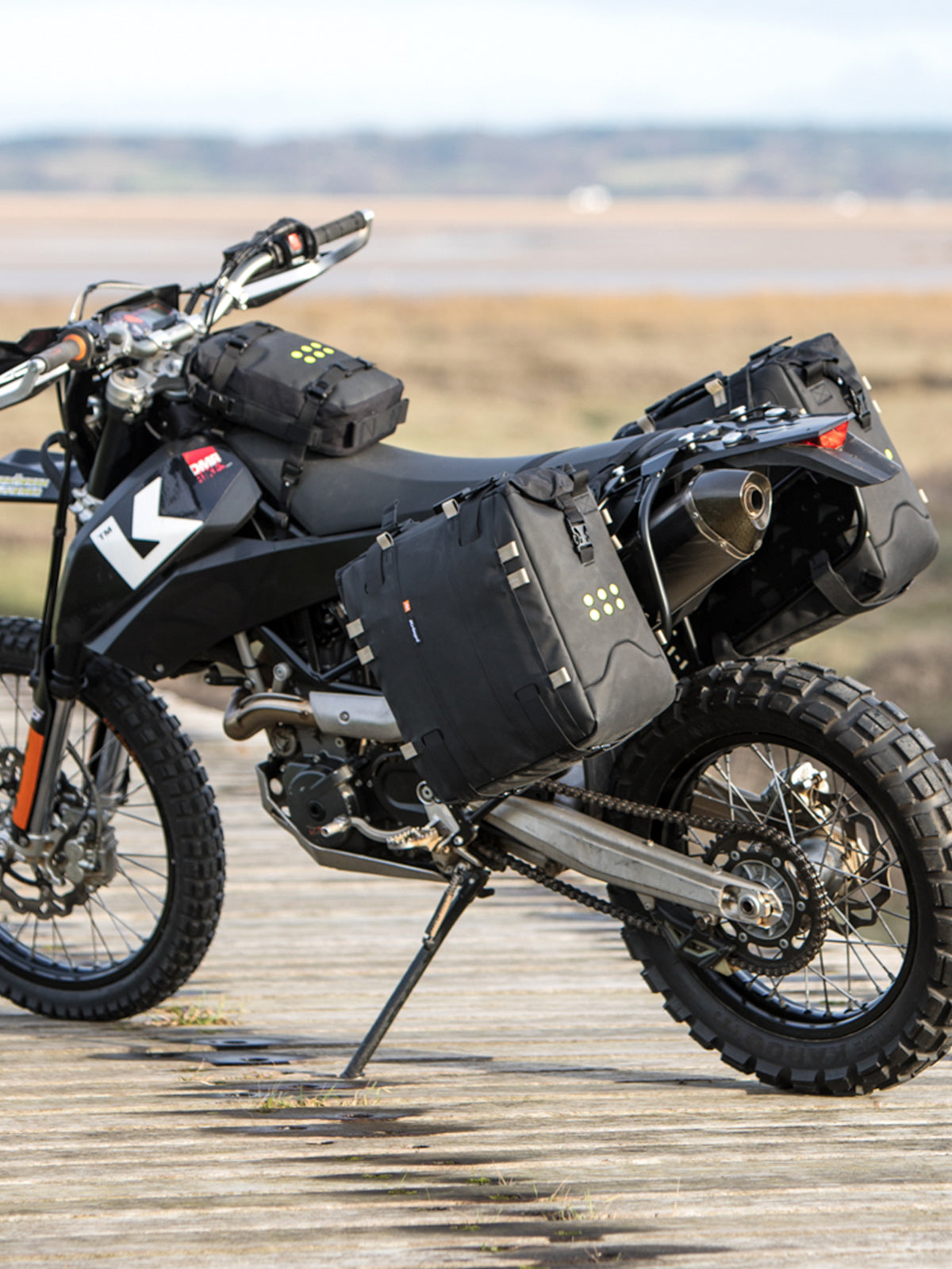 Kriega OS-32 Soft Pannier system fitted to KTM