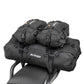 Kriega US40 Drypack Rackpack with two adventure packs attached