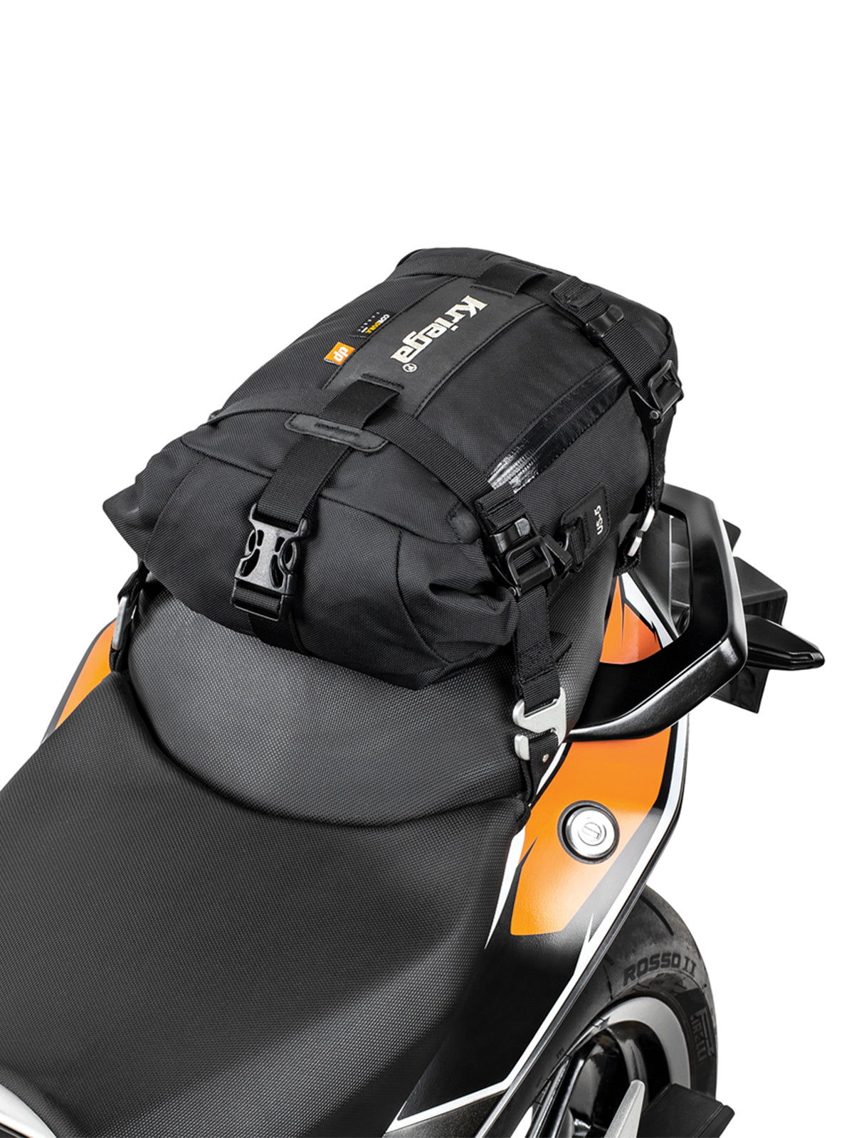 Kriega US5 Drypack fitted to rear of ktm