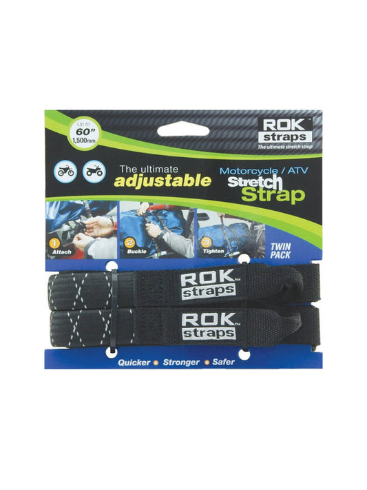 ROK Straps Motorcycle 25mm (2 Pack)