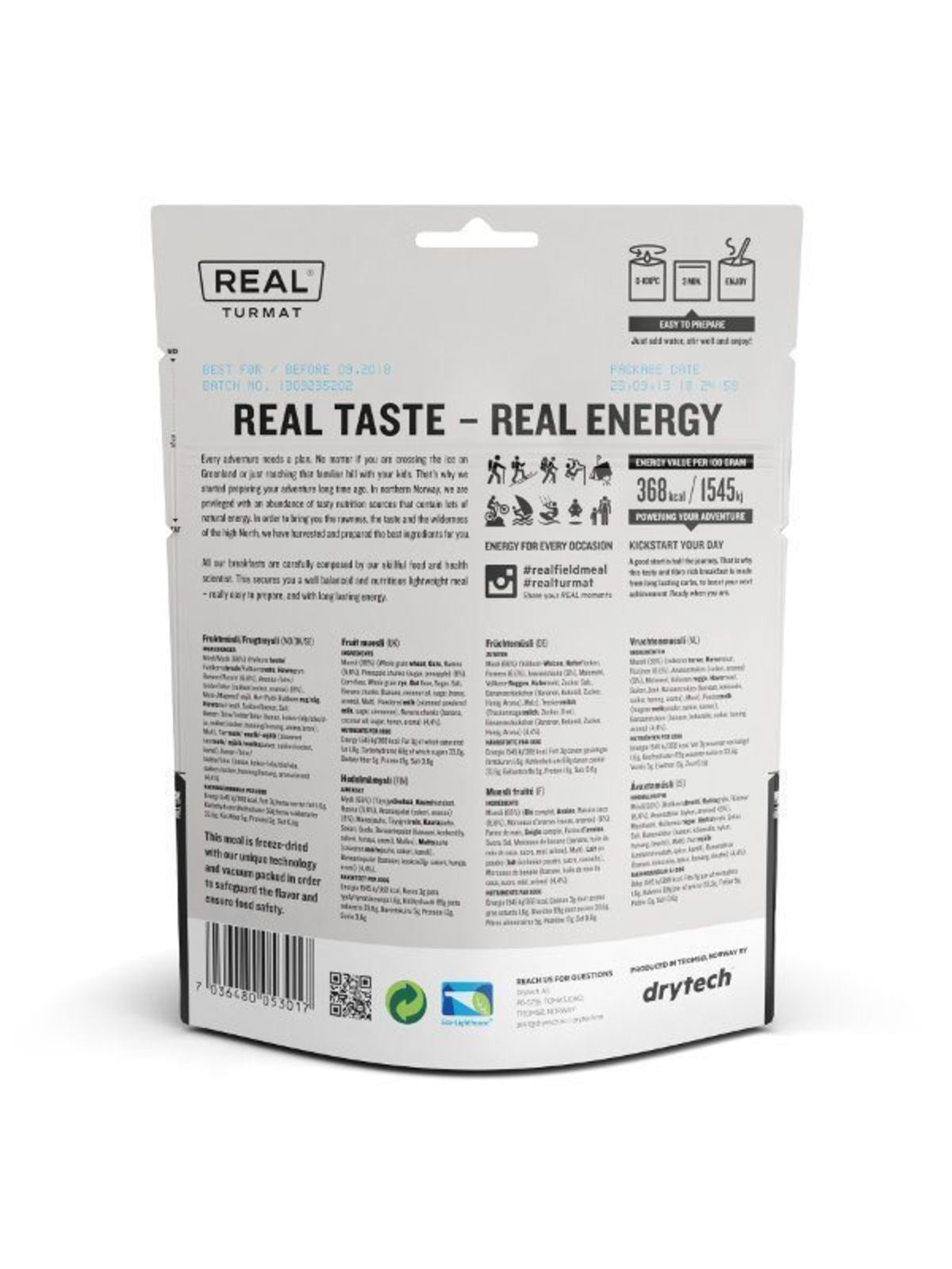 Real Turmat Fruit Muesli