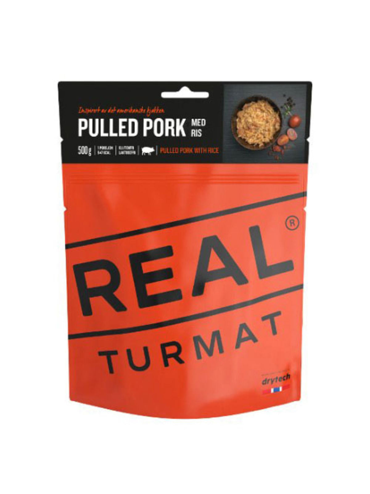 Real Turmat Pulled Pork with Rice