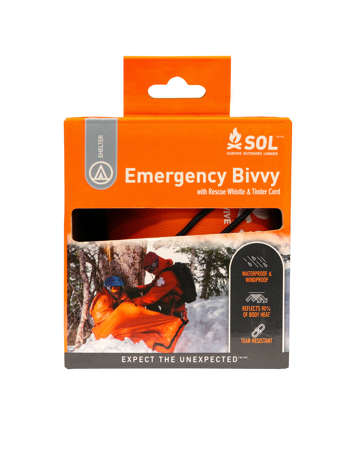 SOL Emergency Bivvy with Rescue Whistle