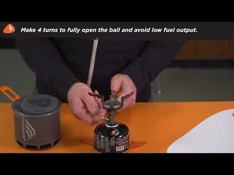 how to assemble and ignite Jetboil STASH Cooking System
