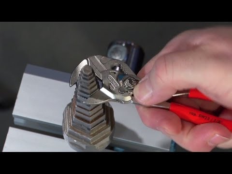 video of Knipex Pliers Wrench 5" (86-03-125) being used